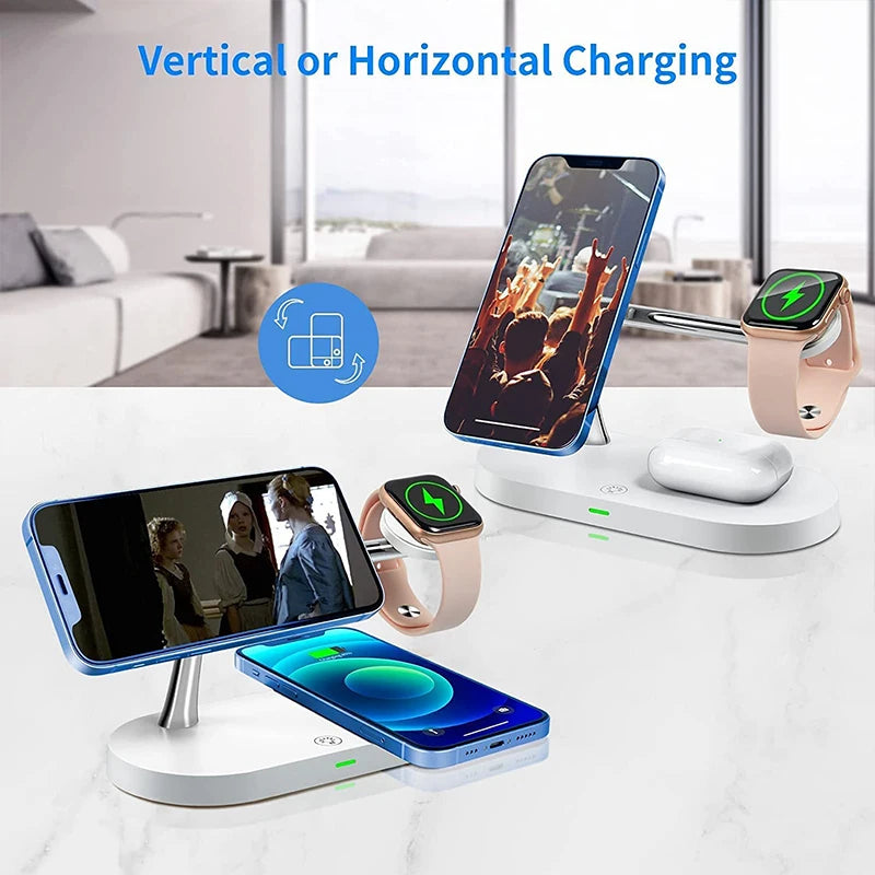 3 In 1 Wireless Charger Stand For iPhone Apple Watch And AirPods