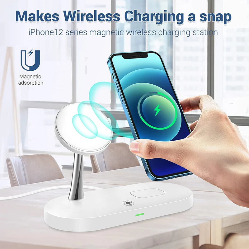 3 In 1 Wireless Charger Stand For iPhone Apple Watch And AirPods