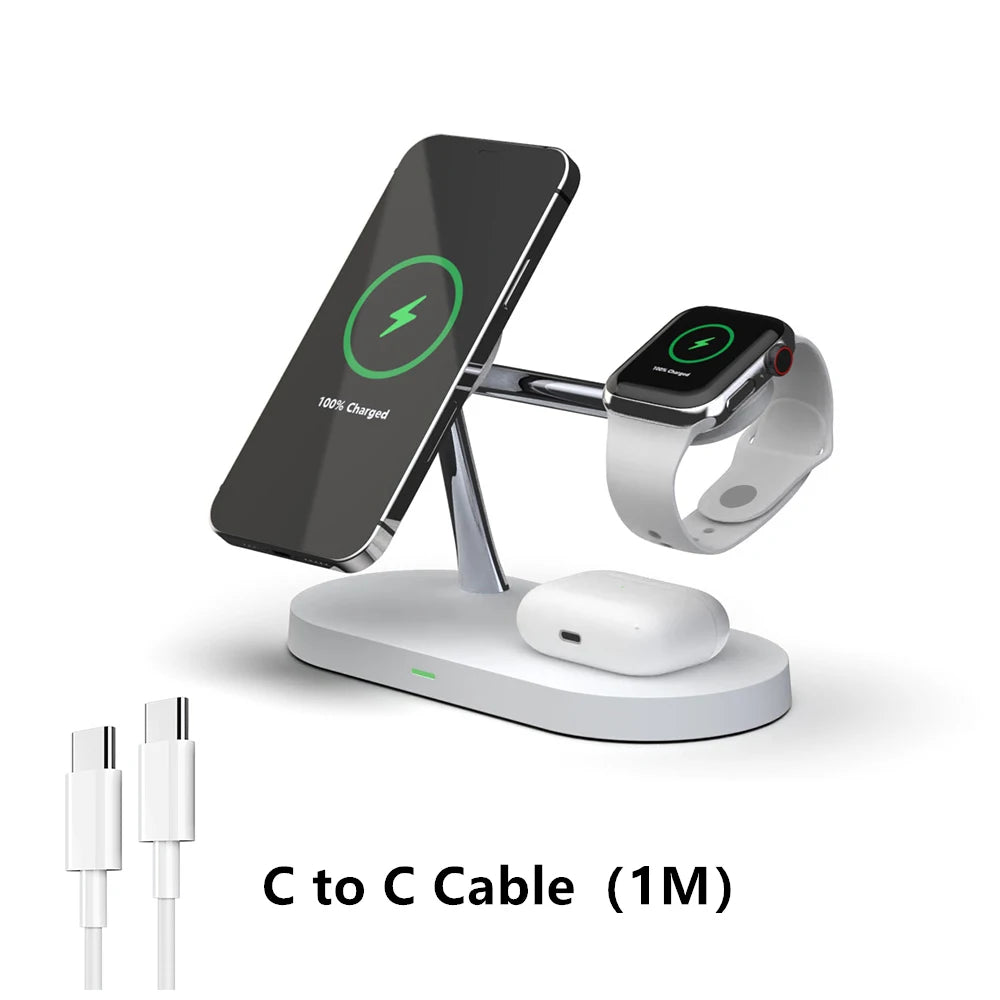 3 In 1 Wireless Charger Stand For iPhone Apple Watch And AirPods
