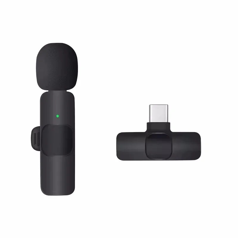 2.4G Wireless Lavalier Microphone for iPhone & Android