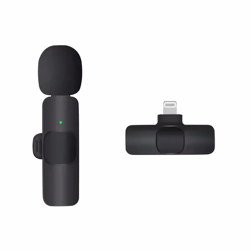 2.4G Wireless Lavalier Microphone for iPhone & Android